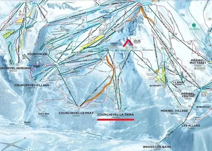 La Tania - 14 Personnes - 7 7 Salles De Bains - 40 M Des Pistes * كورشوفيل